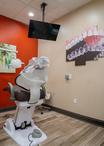 dental operatory at 10 Day Smiles